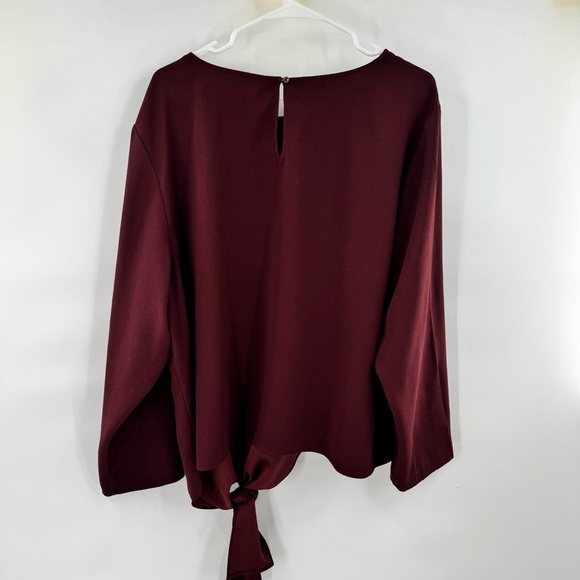 Talbots Elegant Burgundy Women's Top size 3X - Picture 6 of 6